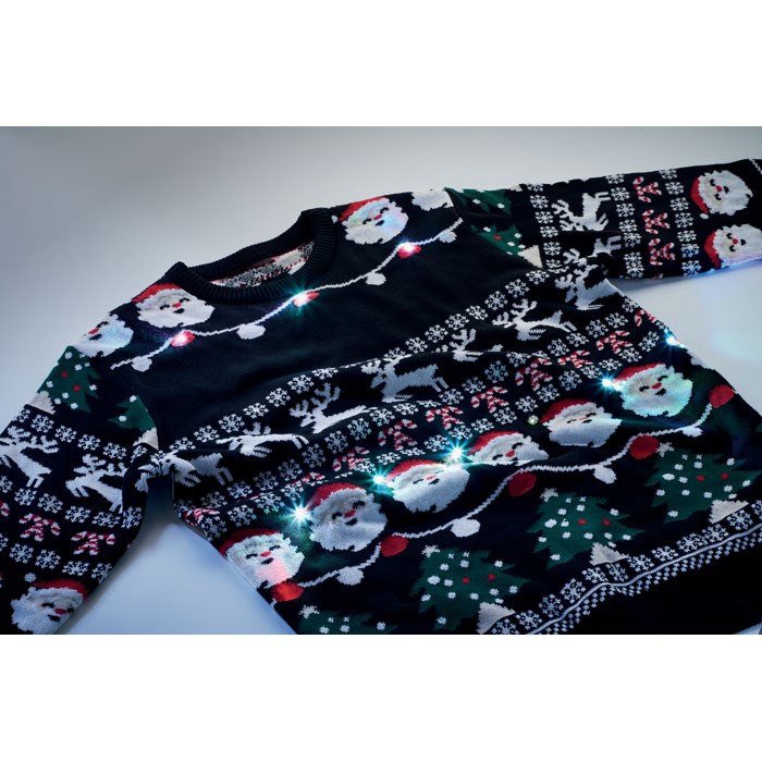 SHAMIS - Weihnachts-LED-Pullover S/M