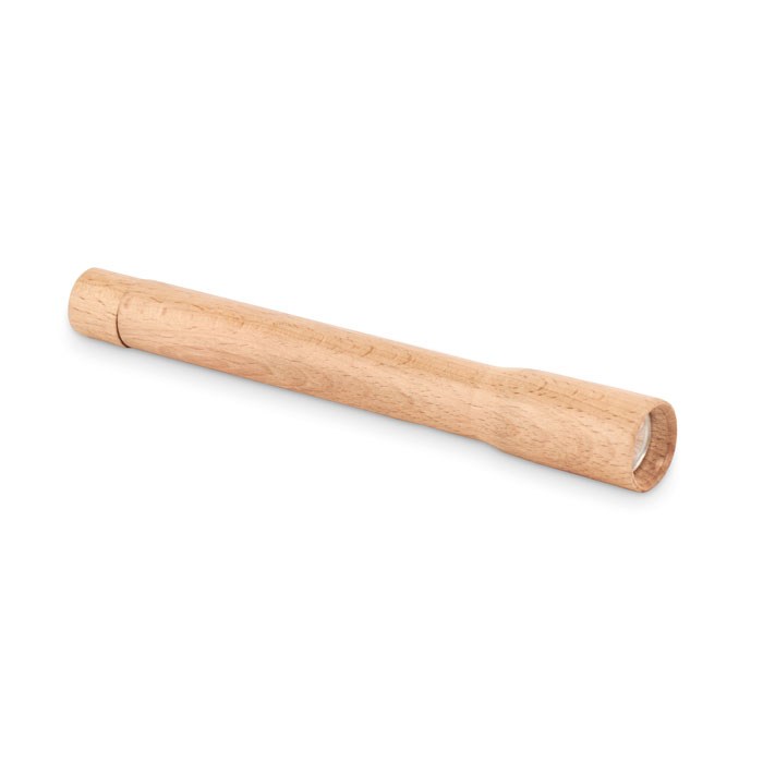 TELES - COB Taschenlampe aus Holz
