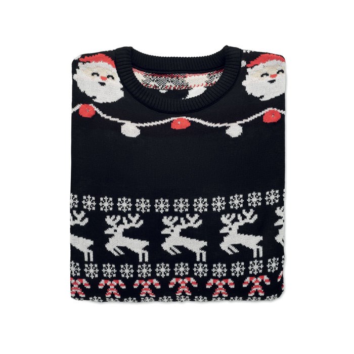 SHAMIS - Weihnachts-LED-Pullover S/M
